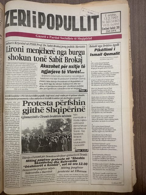 Zëri i Popullit 1997-02-13
